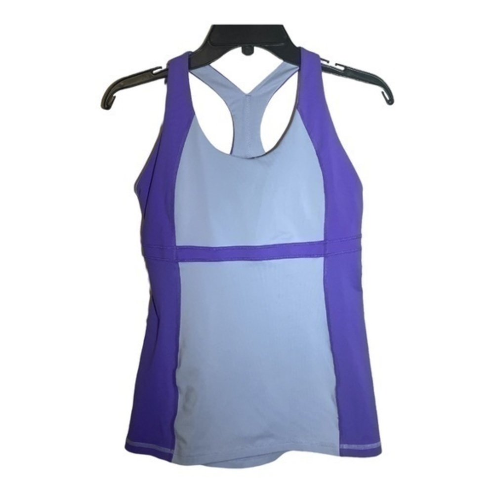 Lululemon Womens Purple Racerback Tank Top Athletic Yoga Running Size 8